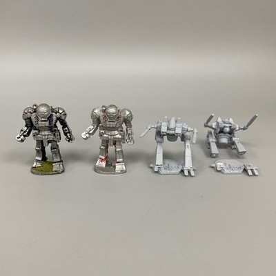 4 X BATTLETECH Metallminiaturen Mechwarrior Mechs FASA Iron Wind Ral Partha