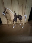 1965 Louis Marx Vintage Johnny West Thunderbolt Palomino Horse COMPLETE!