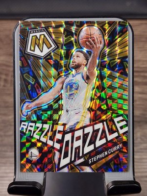 2022-23 Panini Mosaic - Stephen Curry Razzle Dazzle SSP #2 Golden State Warriors