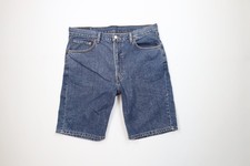 Vintage Y2K Levis 505 Mens 36 Faded Regular Fit Denim Jean Shorts Jorts Blue