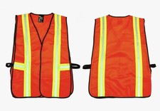 G&F Prod High Vis. Reflective Safety Vest w/ MultiFunction Pockets ANSI Class 2