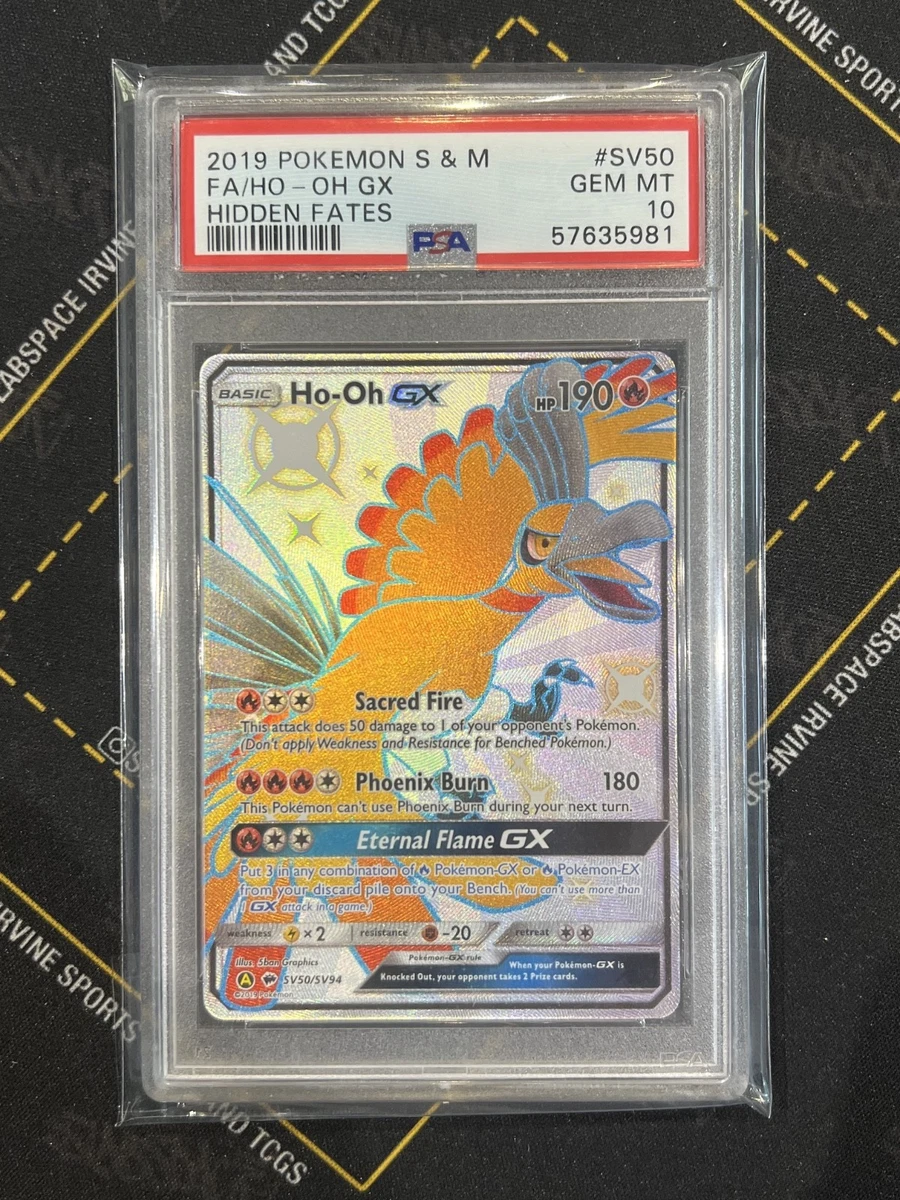 Ho-Oh Pokémon TCG Professional Sports Authenticator (PSA) Grade 10