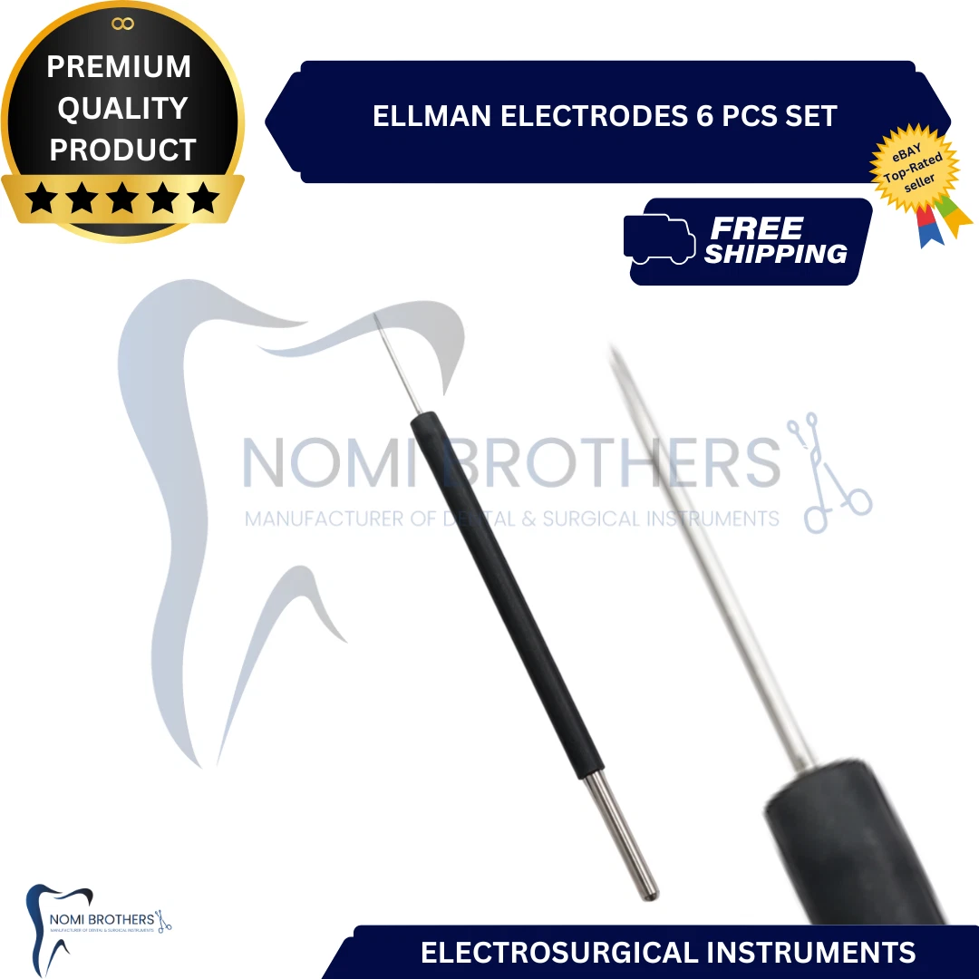 Ellman Electrodes 6 Pcs Set RF Electrosurgical Surgical Electrode Tips image 7