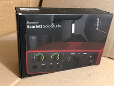 Focusrite Scarlett Solo Studio 4th Gen Audio Recording Interface Bundle
