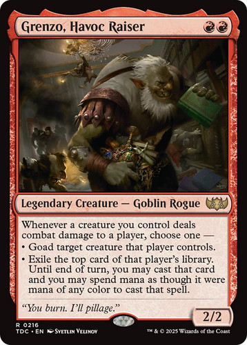 Grenzo, Havoc Raiser - Commander: Tarkir: Dragonstorm #216
