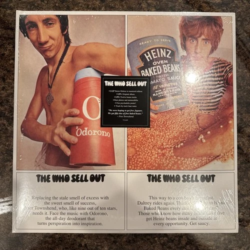 The Who - Sell Out - Deluxe Vinyl 2 LP Record Stereo Re-Master + Poster