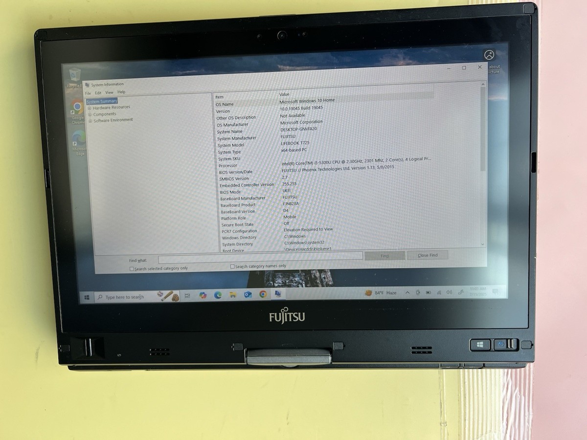 富士通 - LIFEBOOK T725◆i5-5300U/SSD/DVD-RW/タッチパネル FUJITSU LIFEBOOK T725 (2 IN 1) Core i5-5300U 8GB 128GB SSD HDMI
