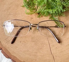 SFEROFLEX SF 2553 267 Half Rimless Frames 53 17 135 Silver Red Rectangle Glasses