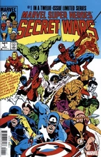 Marvel Super Heroes Secret Wars Facsimile Edition 1A NM 2024 Stock Image