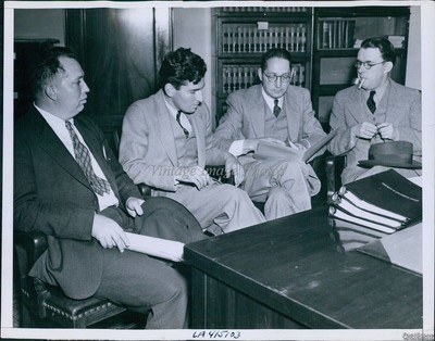 1937 American Federation Labor Industrial Organization Union Business 7X9 Photo