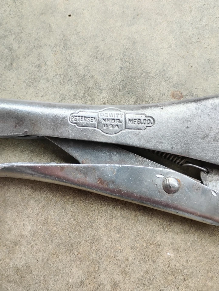 Vng Early Petersen Dewitt Vise Grip No.10 Pre Lever Locking pliers made in USA - Image 4 of 4