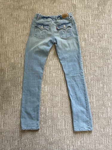 Girls Levi's 711 Skinny Jeans - Size 14 Reg - Picture 2 of 6
