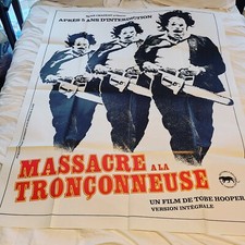 TEXAS CHAINSAW MASSACRE 4 x 6 Vintage French Grande 1982 Original Movie Poster 