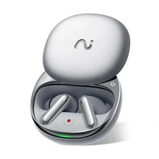 Viaim RecDot Wireless AI Conference Earbuds with Live Transcription | Silver