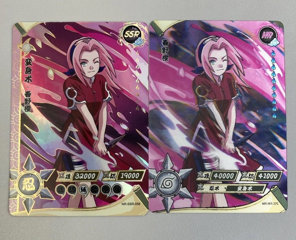 Sakura Haruno SSR HR Naruto CCG Kayou NR SSR 56 NR HR 70