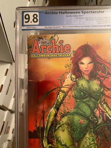 ARCHIE HALLOWEEN SPECTACULAR 1 TYNDALL FAN EXPO VARIANT LTD 400 IVY PGX 9.8! - Picture 2 of 9