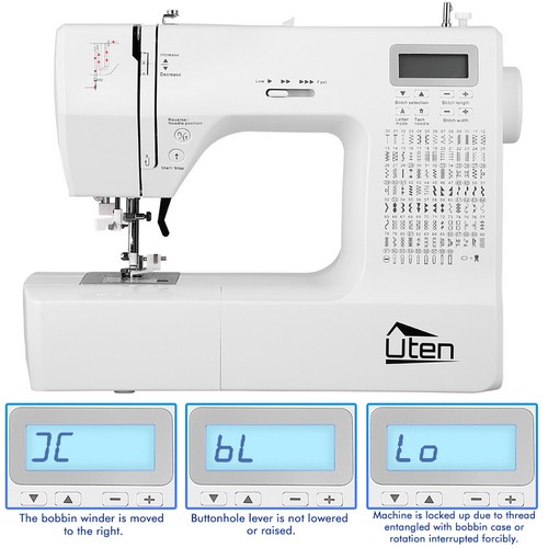 Uten Profi Nähmaschine Freiarm Computernähmaschine mit 200 Nähprogrammen 2685A - Bild 5 von 12