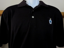 St. James Club Antigua Black Polo Shirt Resort Golf Beach Spa Size Large
