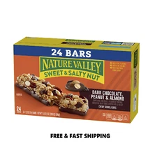 Nature Valley Chewy Granola Bars, Dark Chocolate Peanut Almond, 24 ct