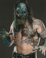 AEW Superstar Luchasaurus Autographed 8x10 Photo COA 1