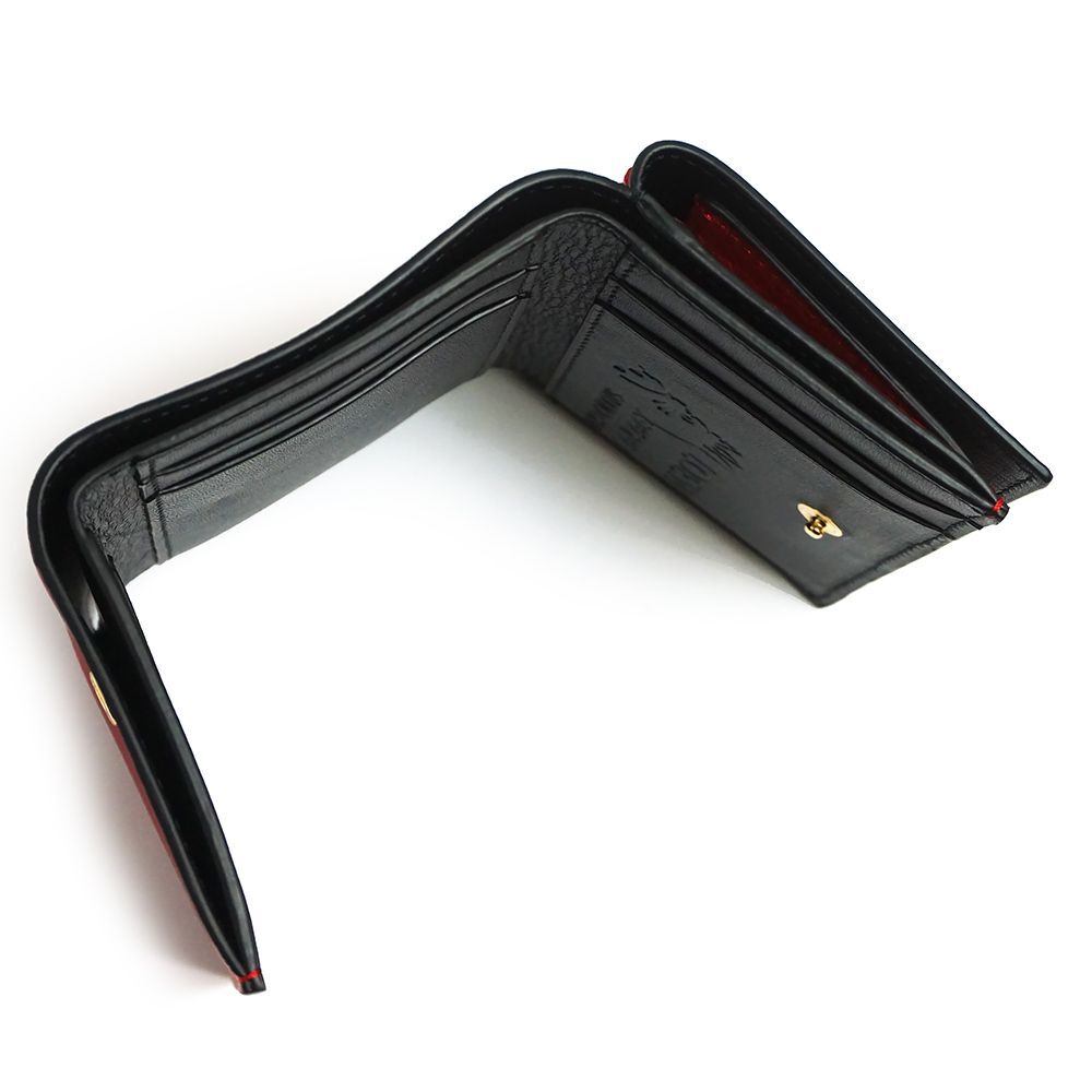 Loewe x Studio Ghibli Trifold Wallet Leather Red Blac… Gem