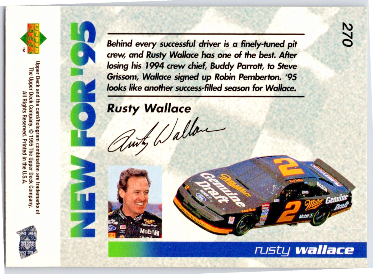 1995 Upper Deck- NASCAR 