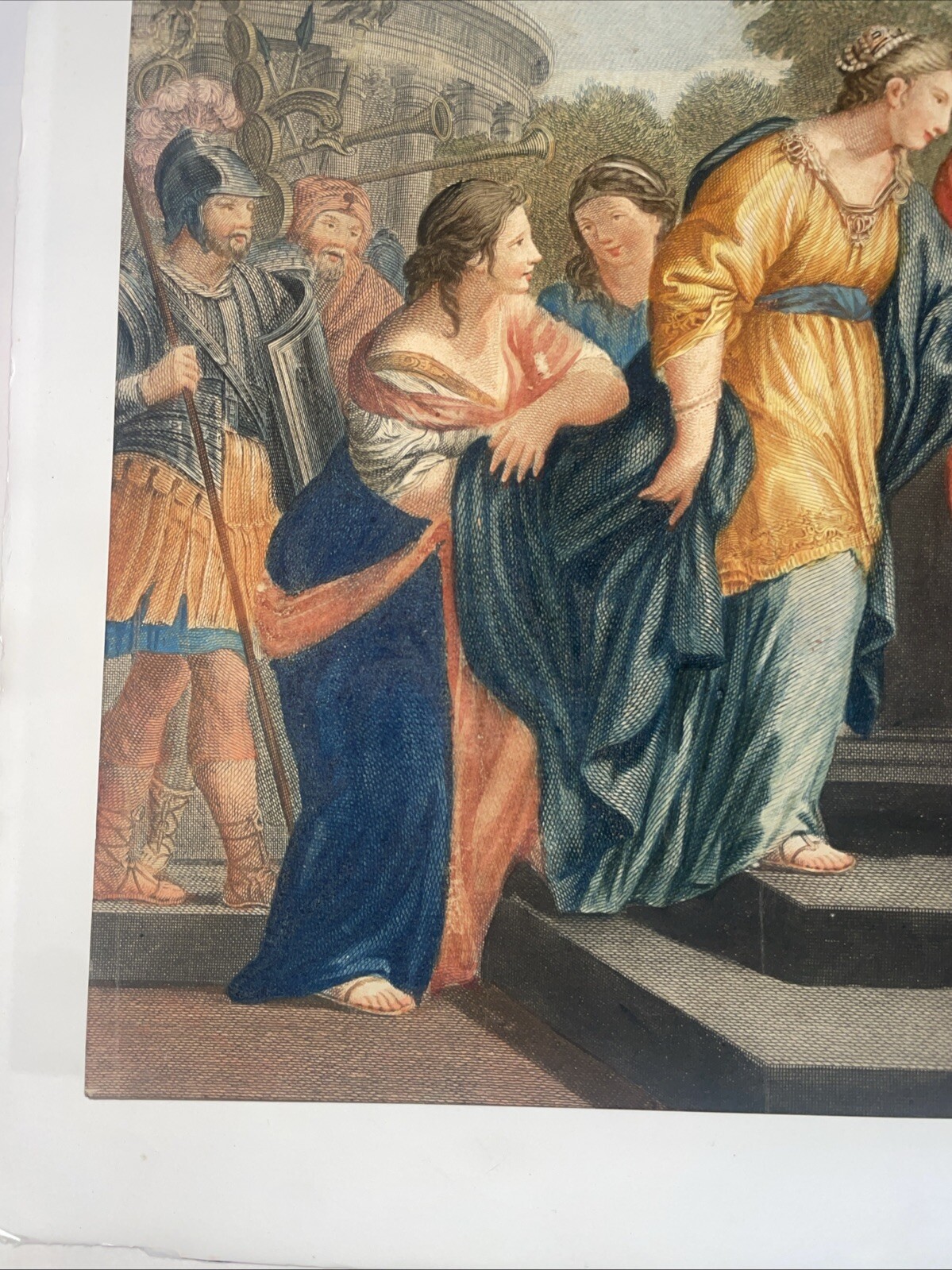 Vintage Colored Print of Julius Cesar