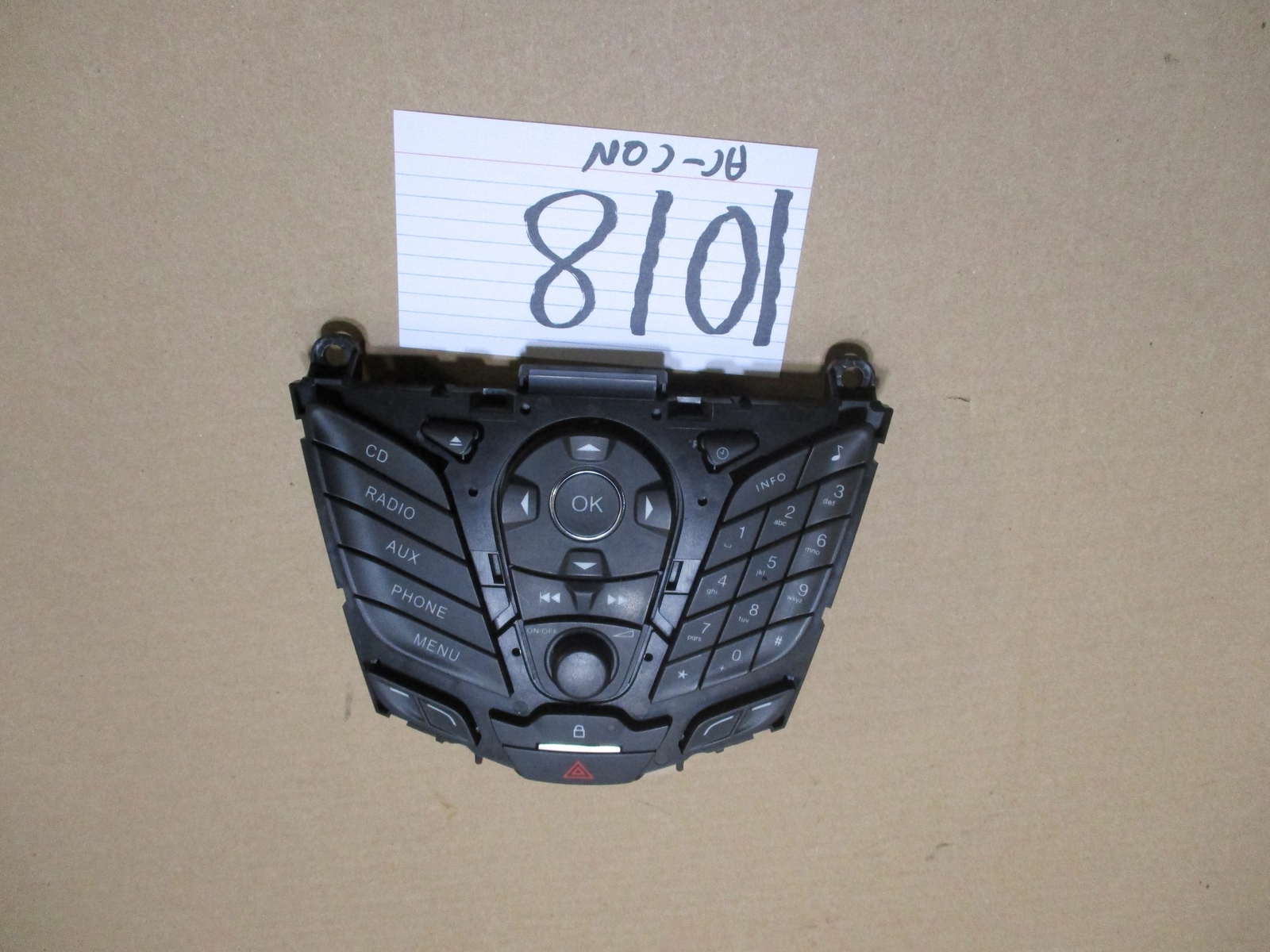 13 14 15 Ford Escape radio control panel Used Stock #1018-AC