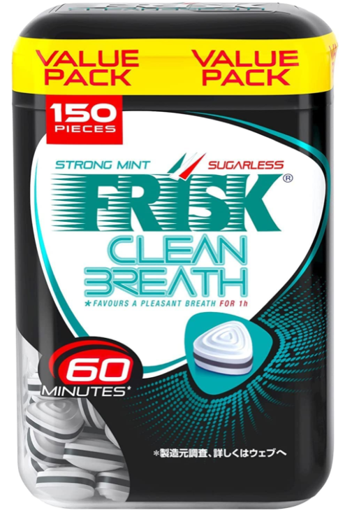 Frisk Clean Breath Bottle Strong Mint 105g from Japan Kracie foods