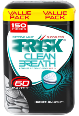 FRISK clean breath 大容量3種18個セット Frisk Clean Breath Bottle Strong Mint 105g from Japan Kracie foods