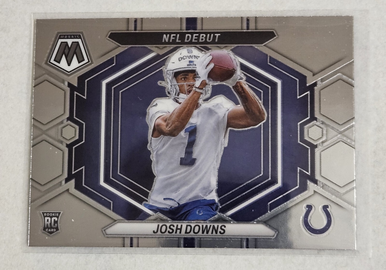 2023 Panini Mosaic Football NFL Debut Josh Downs RC #ND-15