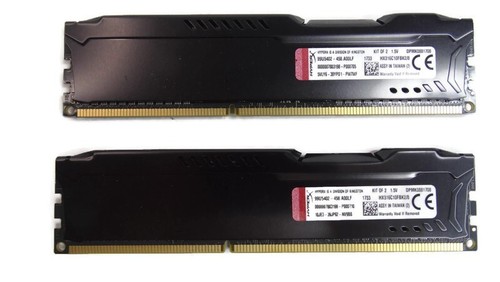 Atenuador Kingston HyperX FURY negro 8 GB 2X4 GB PC3-12800 DDR3-1600 MHz HX316C10FBK2/8 - Imagen 2 de 3