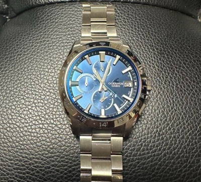 CASIO OCEANUS OCW-T3000-1AJF Silver Bluetooth Radio Solar Men