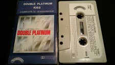 Kiss Double Platinum 1978 New Zealand Original MC Tape 