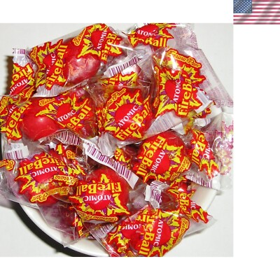 Exciting Hot Flavor ATOMIC FireBall Jawbreakers - 1lb Bulk Fundraiser Treats