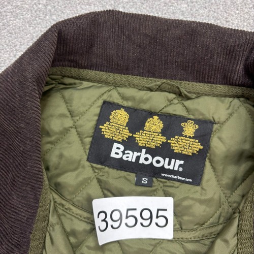 Barbour Jacket Adult Small Green Quilted Country Field Hunting Coat Men - Picture 5 of 9