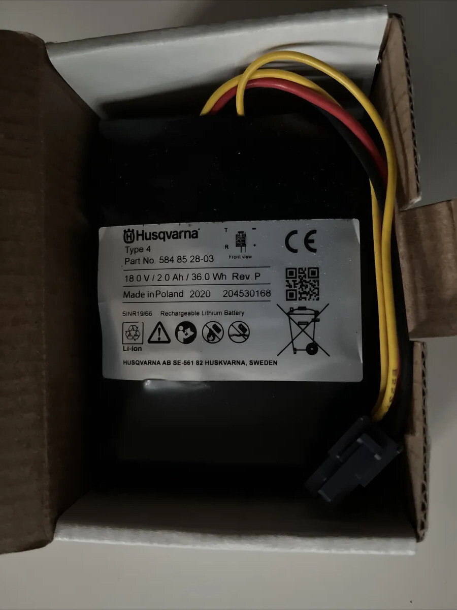 Husqvarna Automower 18,5 V, 2,1Ah Batterie - Schwarz (589-5862-01 