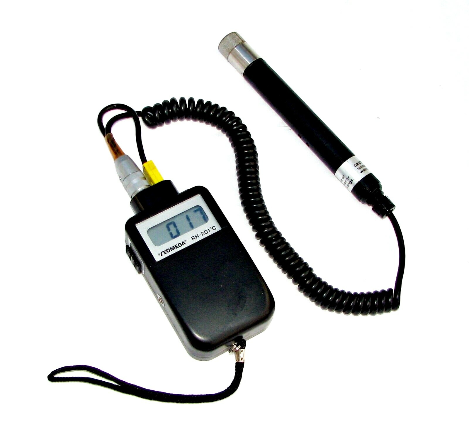 OMEGA Handheld Model RH 201C Thermometer & Hygrometer Complete With
