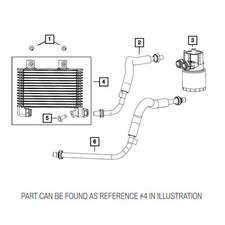 Genuine OEM Mopar Engine Oil Cooler For Challenger Charger Grand Cherokee 1500
