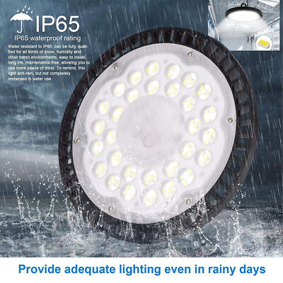 200/300W UFO LED Hallenbeleuchtung Industrielampe High bay Hallenstrahler Lampe