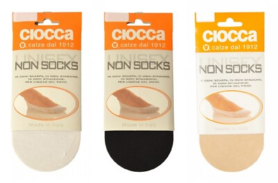 CIOCCA Unisex Footwear Sock One Pair Invisible Footwear Socks Mixed Co