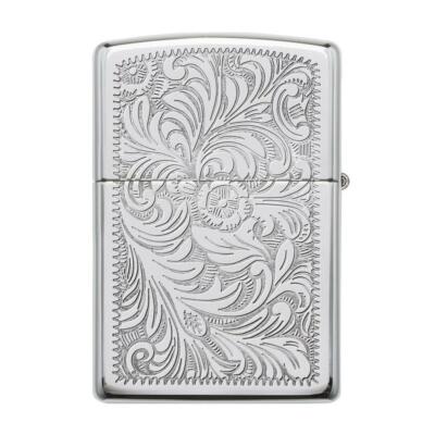 Zippo Windproof High Polished Chrome Venetian Lighter, 352, New In