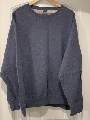 Reebok Logo Pullover Sweatshirt Mens 2XL Gray Casual Athletic Workout Sports ECU