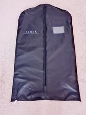 Suit Dress Clothes Garment Bag Travel Storage Protective Black Sires