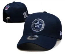 Dallas Cowboys Hat Cap Strapback Blue New Era Star NFC Logo Snapback Football