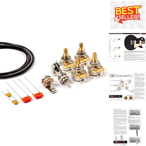 Premium Guitar Wiring Kit for Les Paul Standard - Complete Assembly Solution