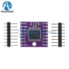 DC2.5-6V MCU-8574 PCF8574T Adapter Board Expansion Board Module I/O I2C IIC Port