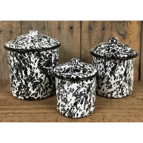 Juego de 3 latas de esmalte para salpicaduras primitivas pequeñas NEGRO/BLANCO granja - Imagen 2 de 2