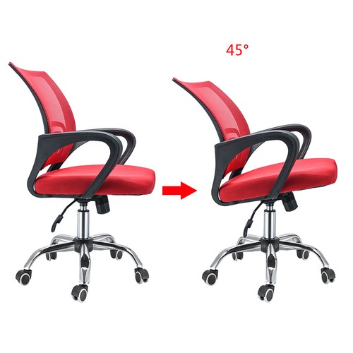 Mesh Back Home Office Chair with Armrest Swivel 5 Casters Computer Desk Chair - Picture 40 of 231