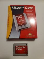 Performance Memory Card With Box for Nintendo 64 N64 Tested Working